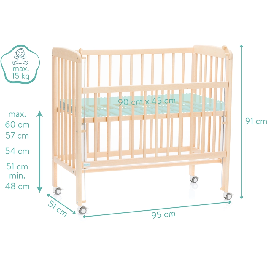 fillikid Beistellbett Nino buche
