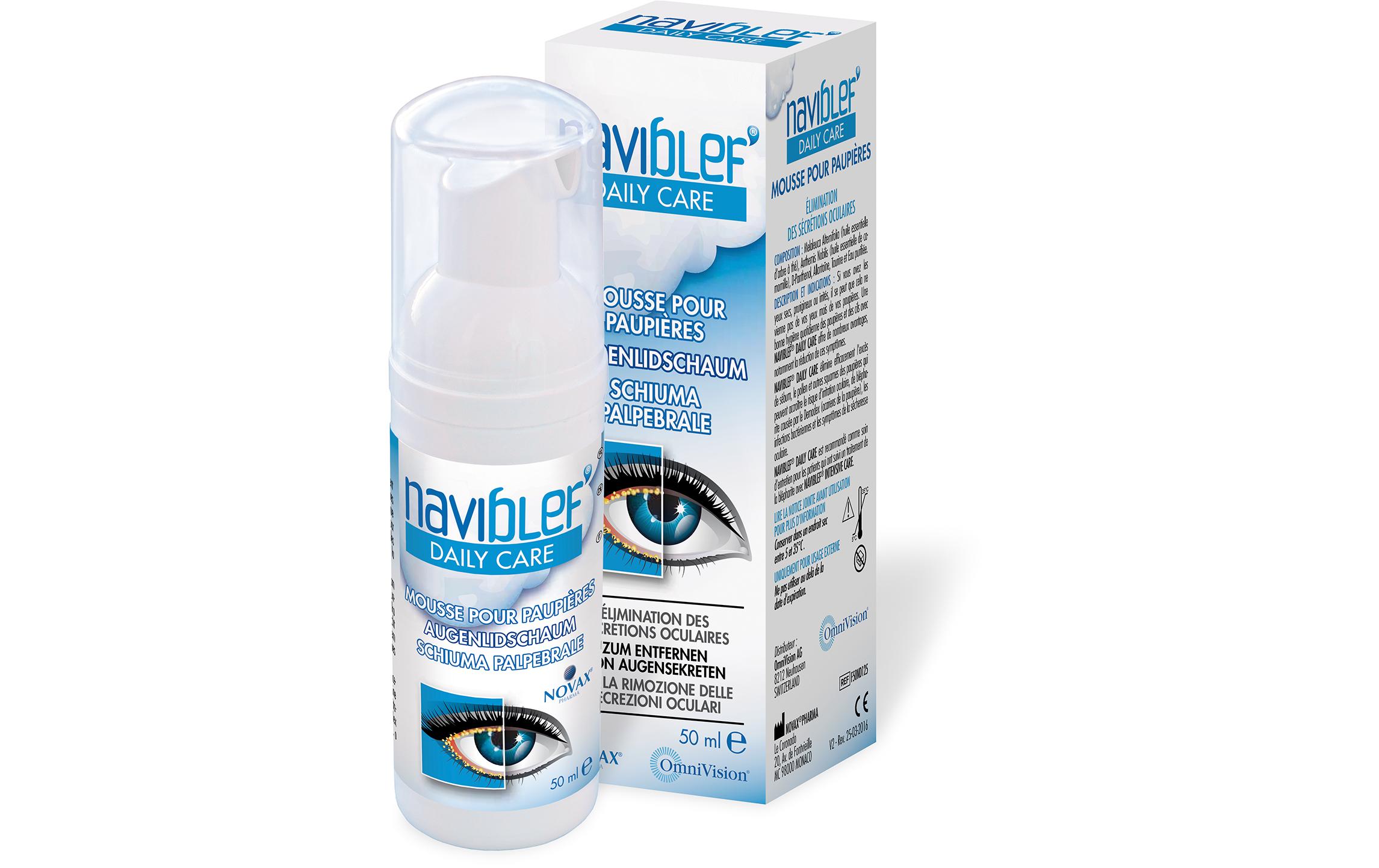 Naviblef Daily Care  Schaum 50 mlReinigungsschaum für die tägliche Anwendung