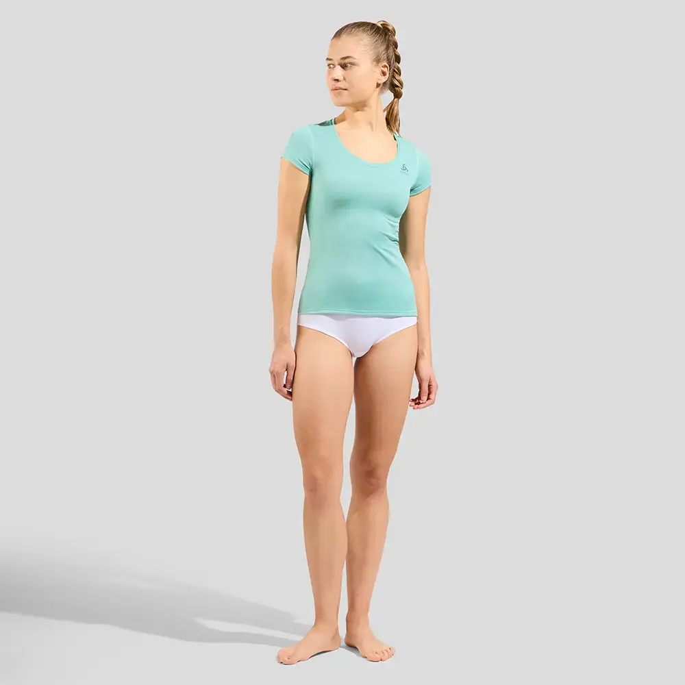 Odlo Active F-Dry Light Eco Ondershirt Korte Mouwen Groen Dames