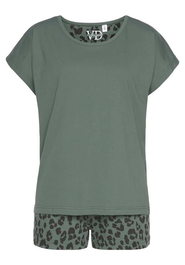 Vivance Dreams Shorty Packung, 2 Stück, 4 Stk. tlg., mit Animal-Print