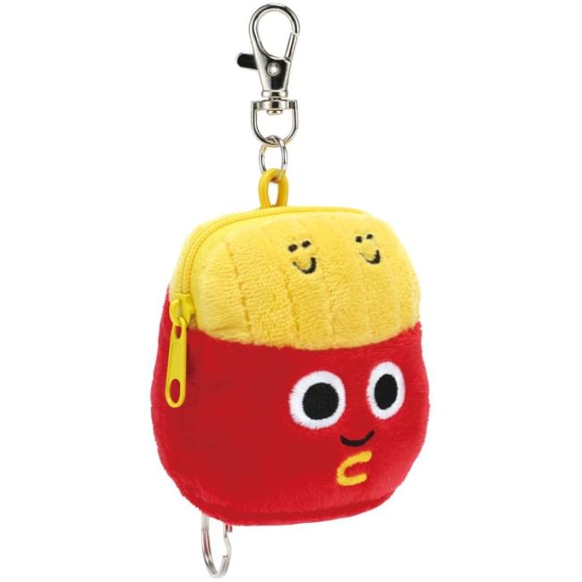 Skater - BURGER CONX Pluche Portemonnee + Sleutelhanger (Chips)