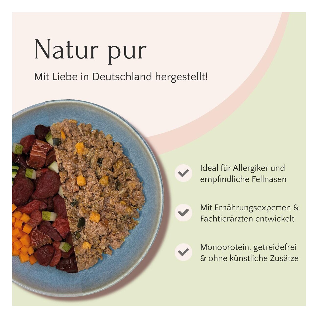 FAVLY Petfood Nassfutter Pferd mit Zucchini, Süßkartoffel & Birne 6x800 g
