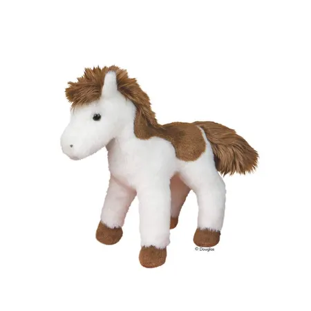 Douglas Kuscheltier kleines Pferd Brown Paint Horse, 20 cm