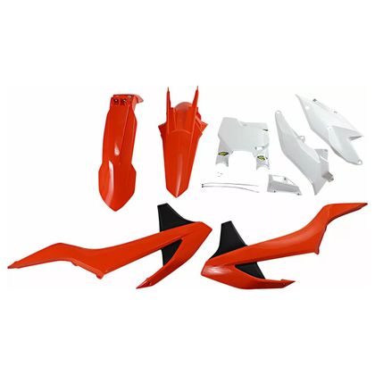 Kit plastiques CYCRA Replica Rouge/Blanc - Rouge / Blanc