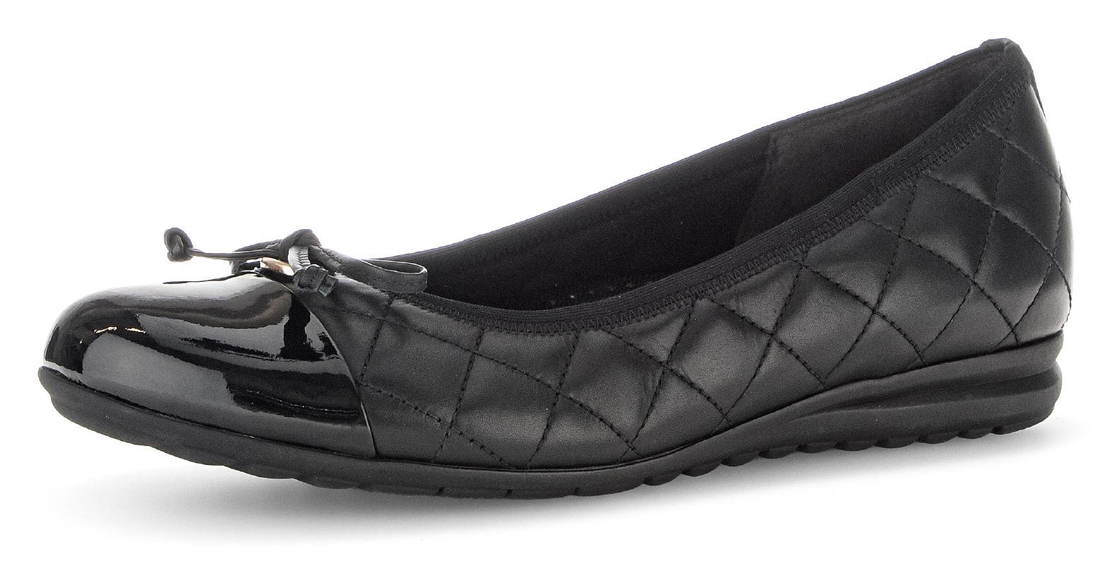 Gabor Ballerina »Florenz«  , Halbschuh, Schlupfschuh, Businessschuh, Ziersteppungen, Weite G