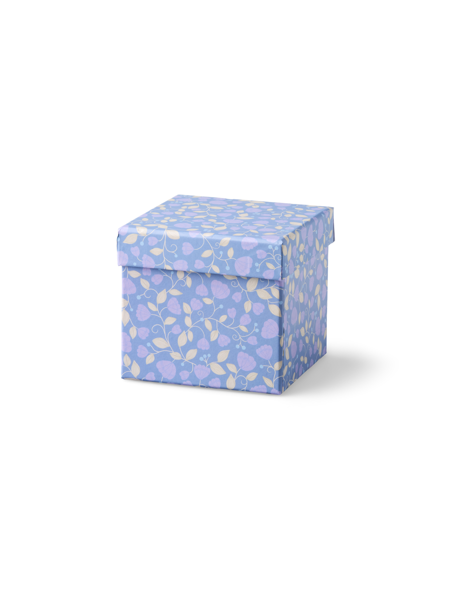 Æske | Papir. 11 x 11 x 10 cm. | Milky Blue