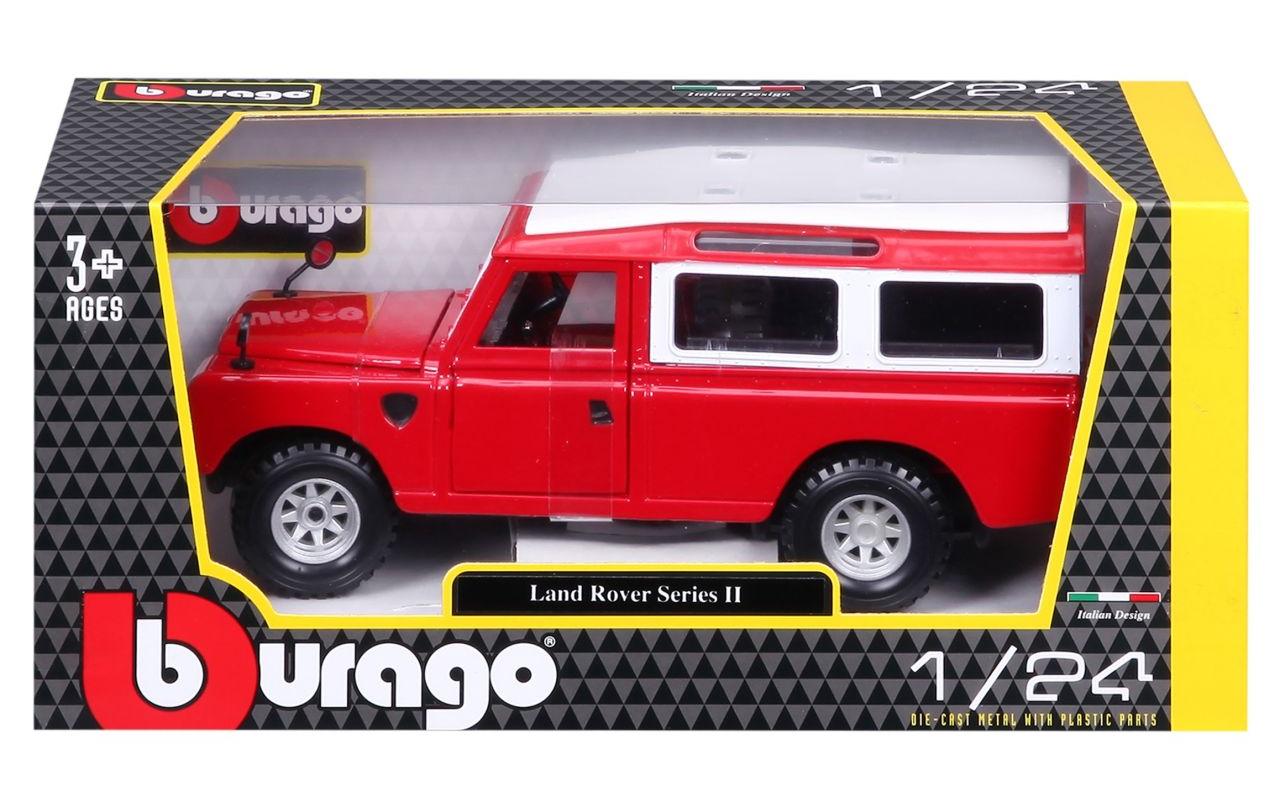 Land Rover Series II Rot 1:24Sammlermodell im Massstab 1:24