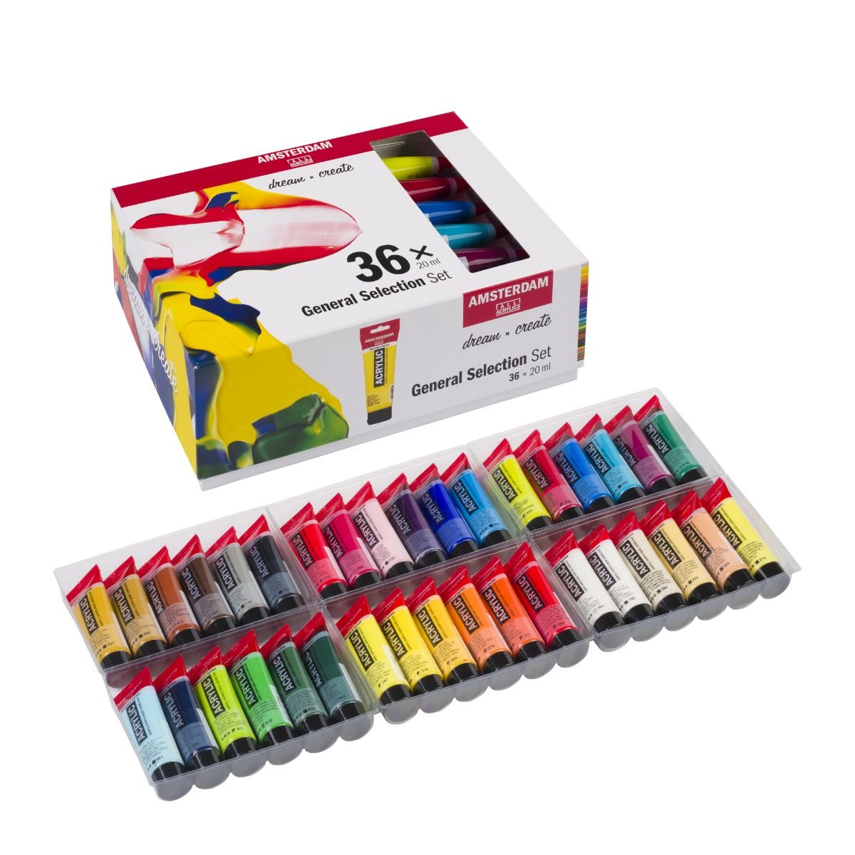 Amsterdam Acrylic Paint Set : 36x20ml