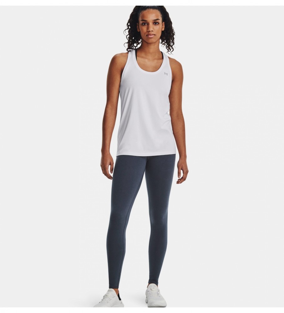 Calça legging Under Armour UA Favorite Wordmark, azul marinho.