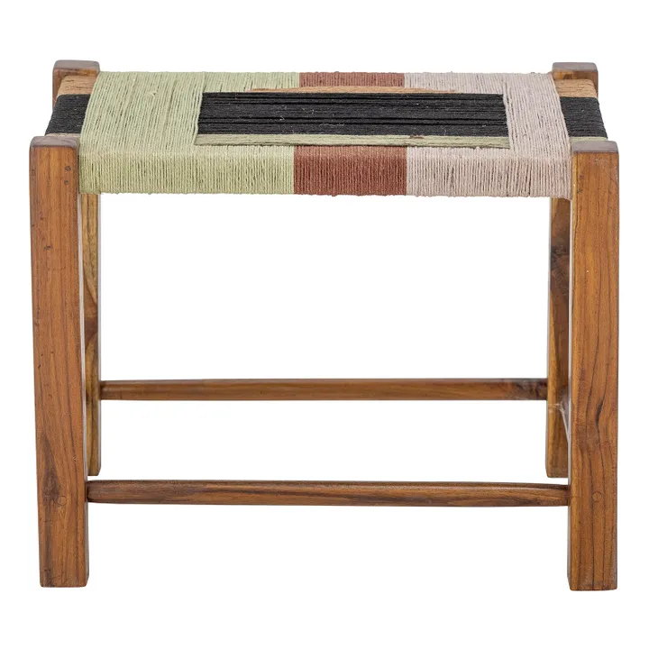 Bloomingville Tabouret Verde en jute | Marron