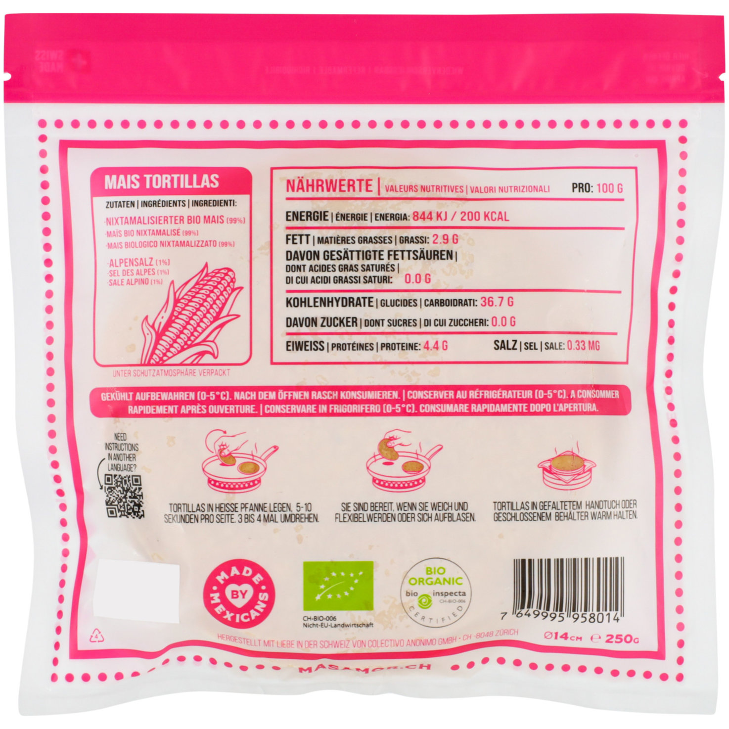 Bio Mais Tortillas