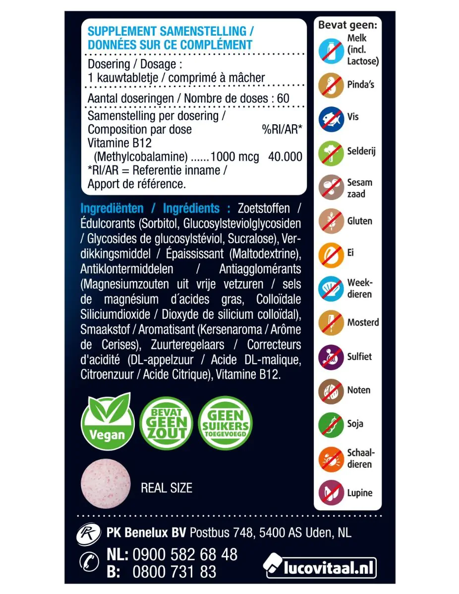 Vitamine B12 1000 mcg