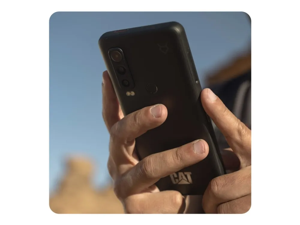 CAT S75 - 5G smartphone - dual-SIM - RAM 6 GB / Intern hukommelse 128 GB - microSD slot (120 Hz) - 3x bagkamera 50 MP, 8 MP, 2 MP - front camera 8 MP