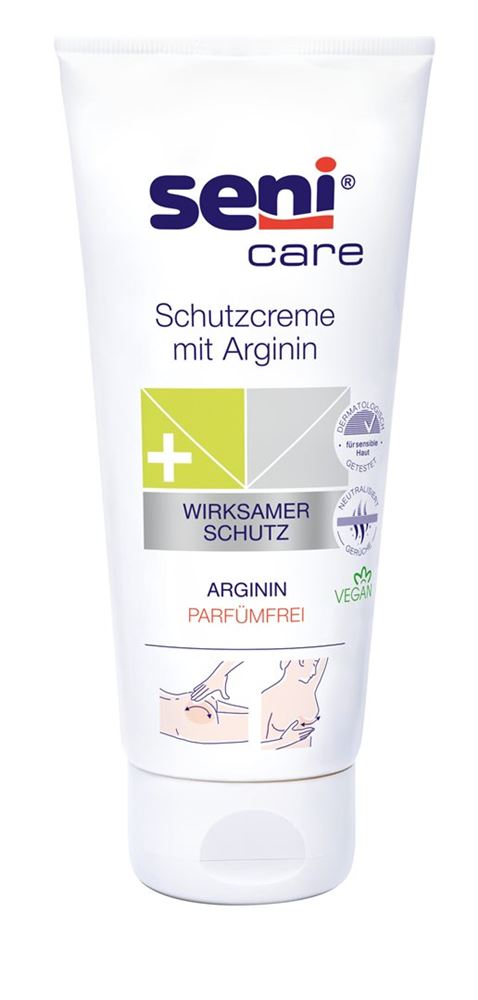 Seni Care Hautschutzcreme<br>200 ml, Tube, Creme, mit Arginin vegan parfümfrei