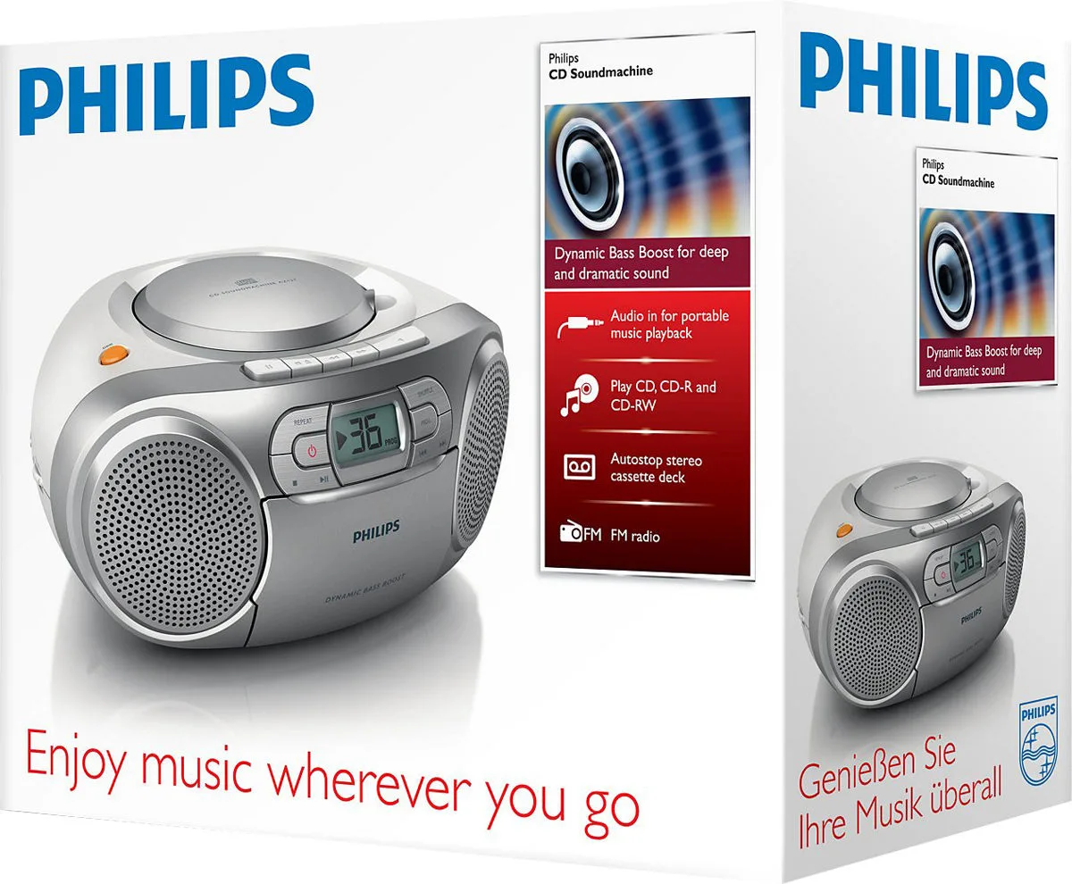 Philips AZ127 Chaînes portables