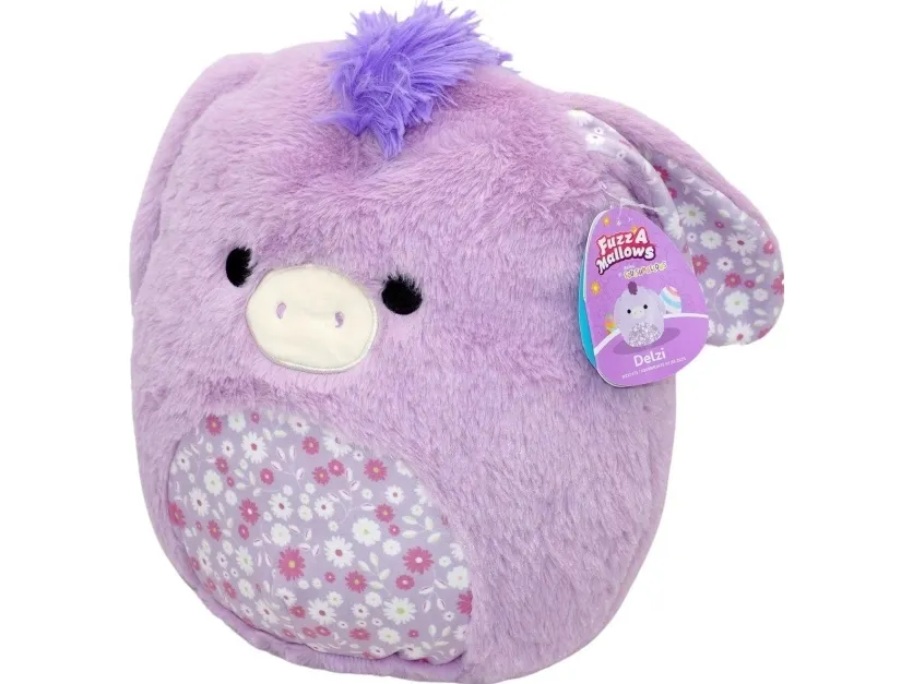Squishmallows 30 cm P18 Fuzz A Mallows Delzi Æsel