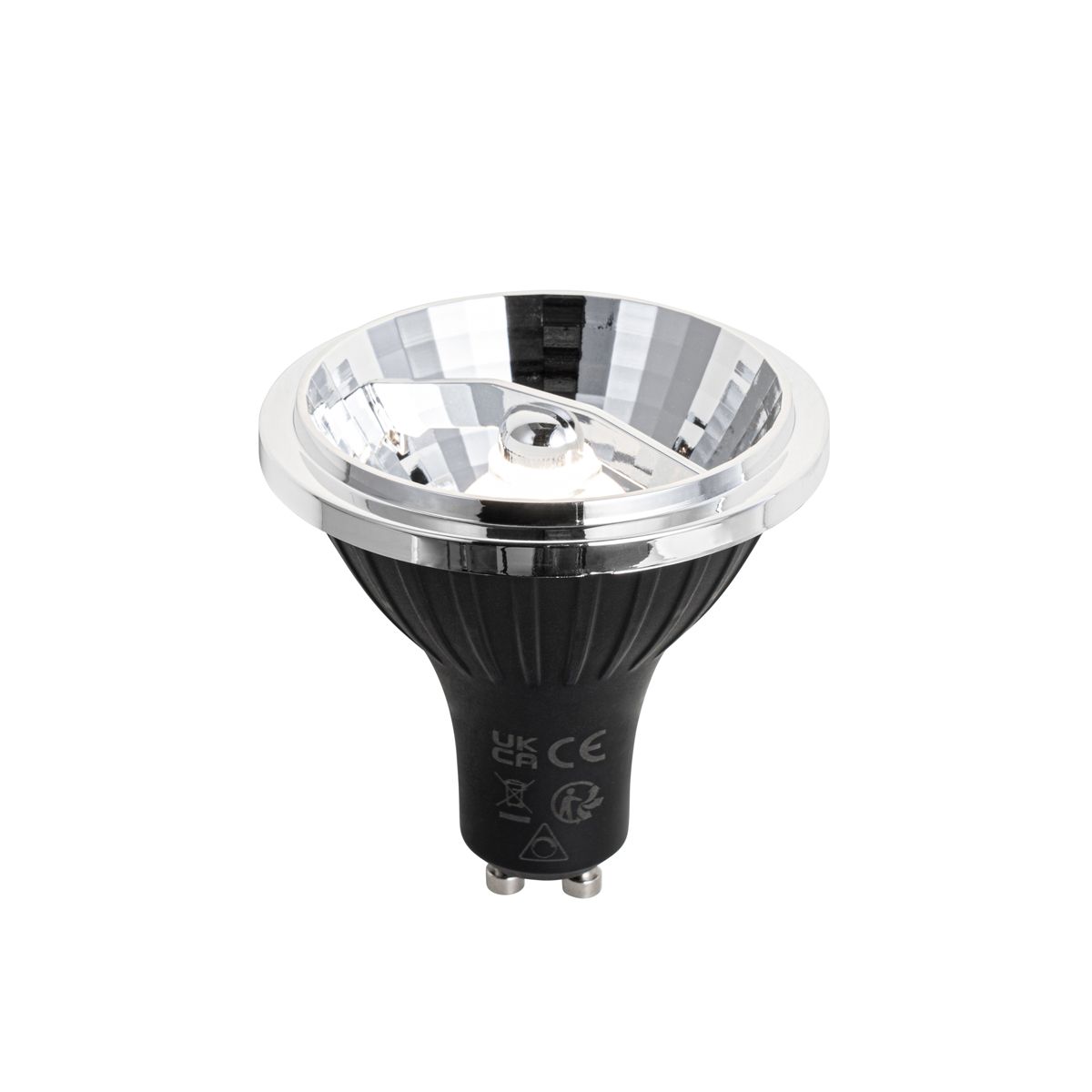 Set van 5 GU10 dimbare LED lamp 70mm 6.5W 600 lm 4000K