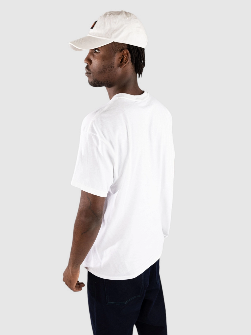 Blue Tomato Running Late Is My Cardio T-Shirt white