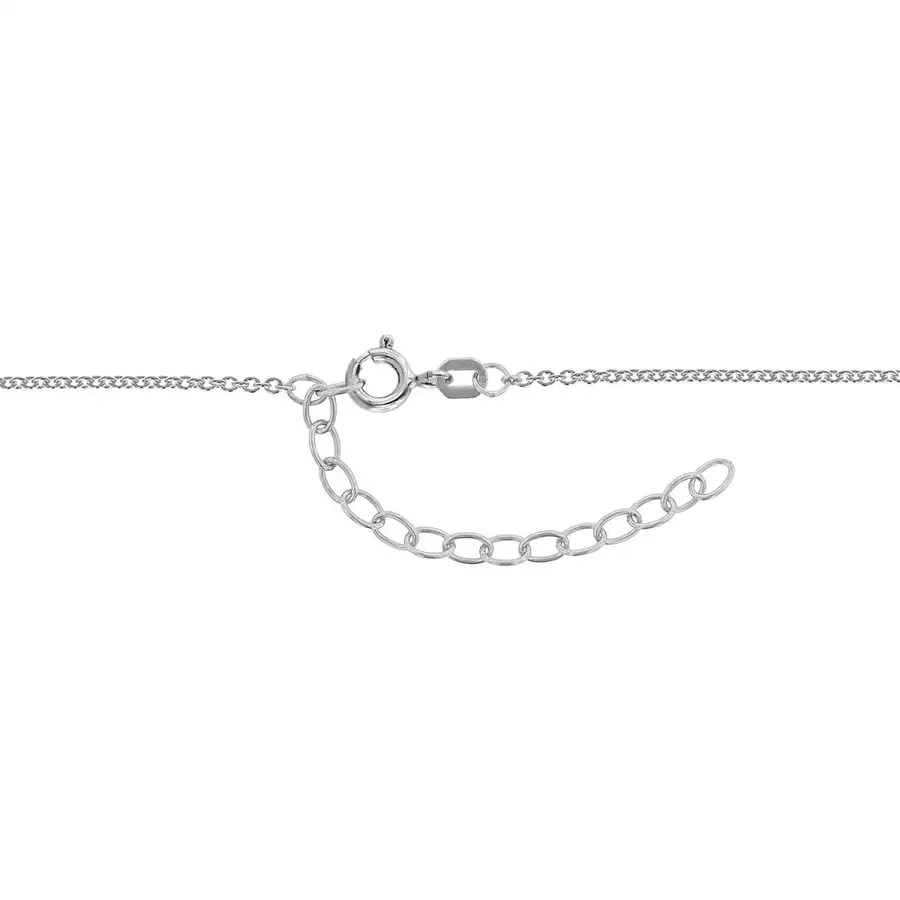 trendor Kinder-Halskette mit 2 Anhängern 925 Silber silver