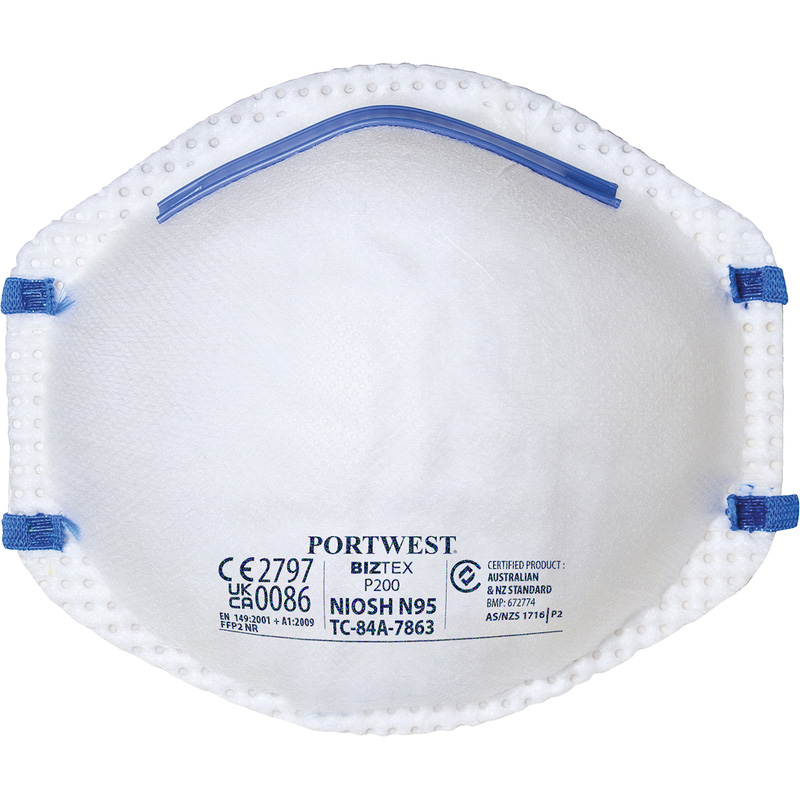 Portwest stofmasker FFP2 20 stuks