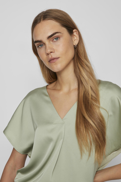 Vila groene dames t-shirt