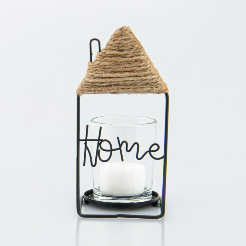 Photophore 'Home' noir
