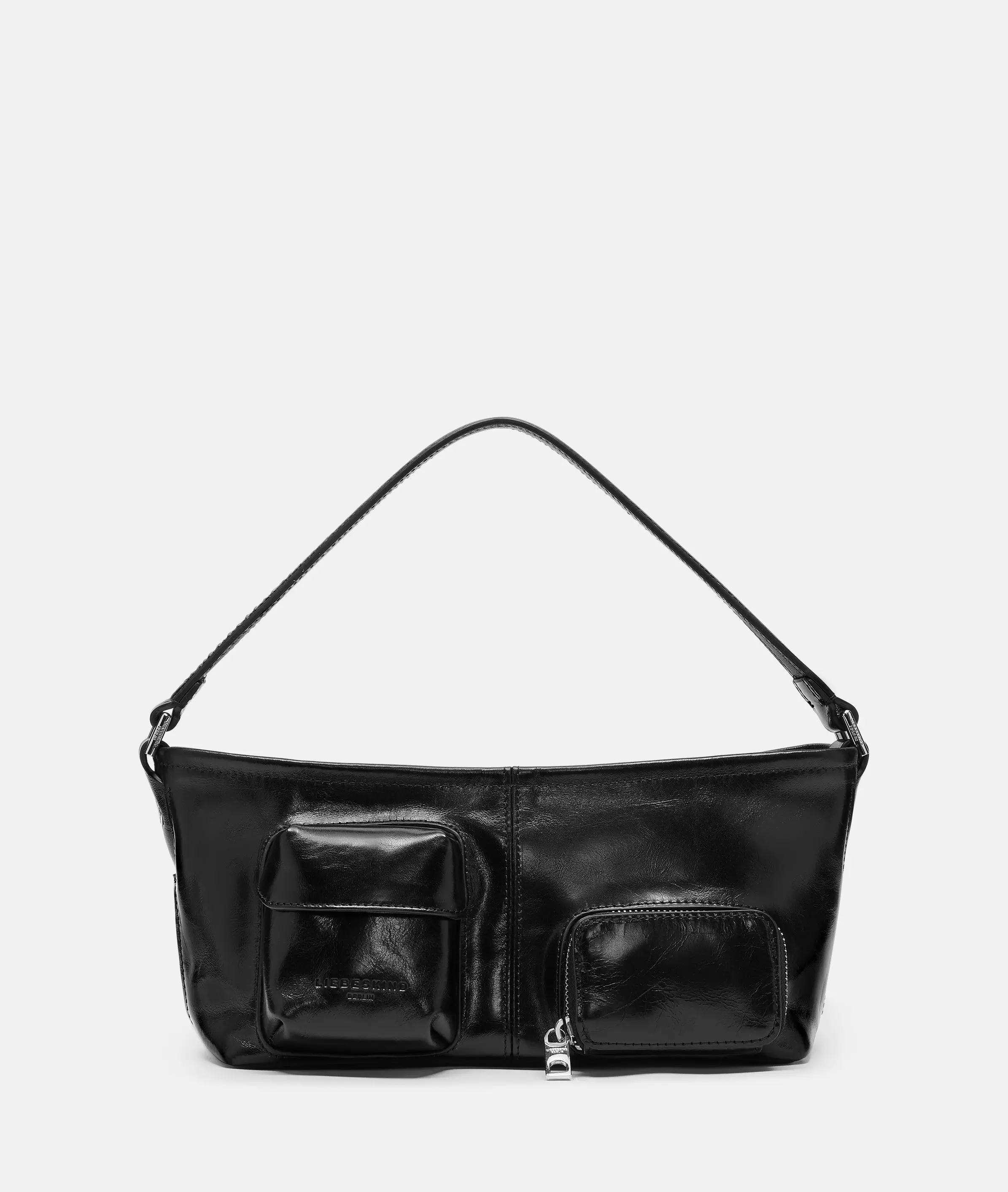 Archive LK 204 Shoulder Bag S Handy shoulder bag made of shiny cowhide