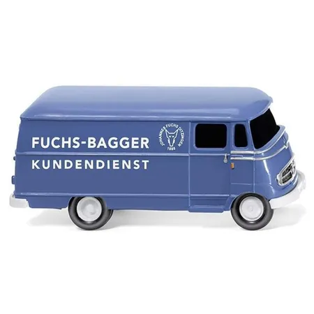 Wiking 026503 Kastenwagen (MB L 319) Fuchs Bagger Kundendienst