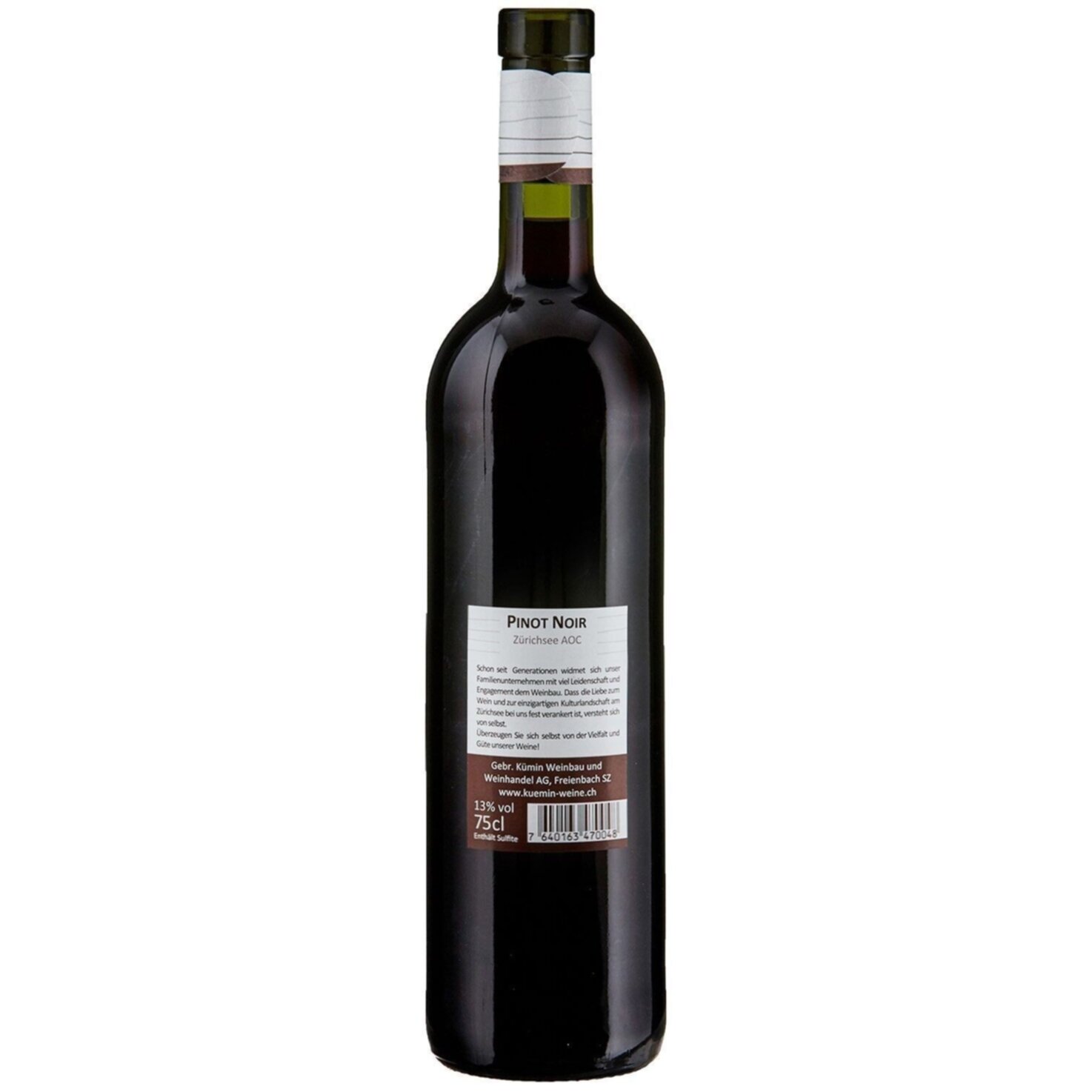 Zürich AOC Pinot Noir Kümin -75cl