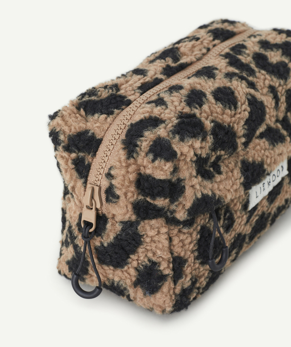 LIEWOODTROUSSE EN SHERPA IMPRIMÉ LÉOPARD EN FIBRES RECYCLÉES