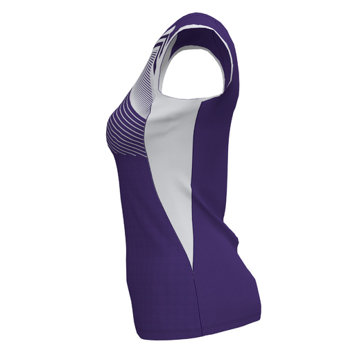 Camiseta sem mangas Joma Supernova II roxa e branca