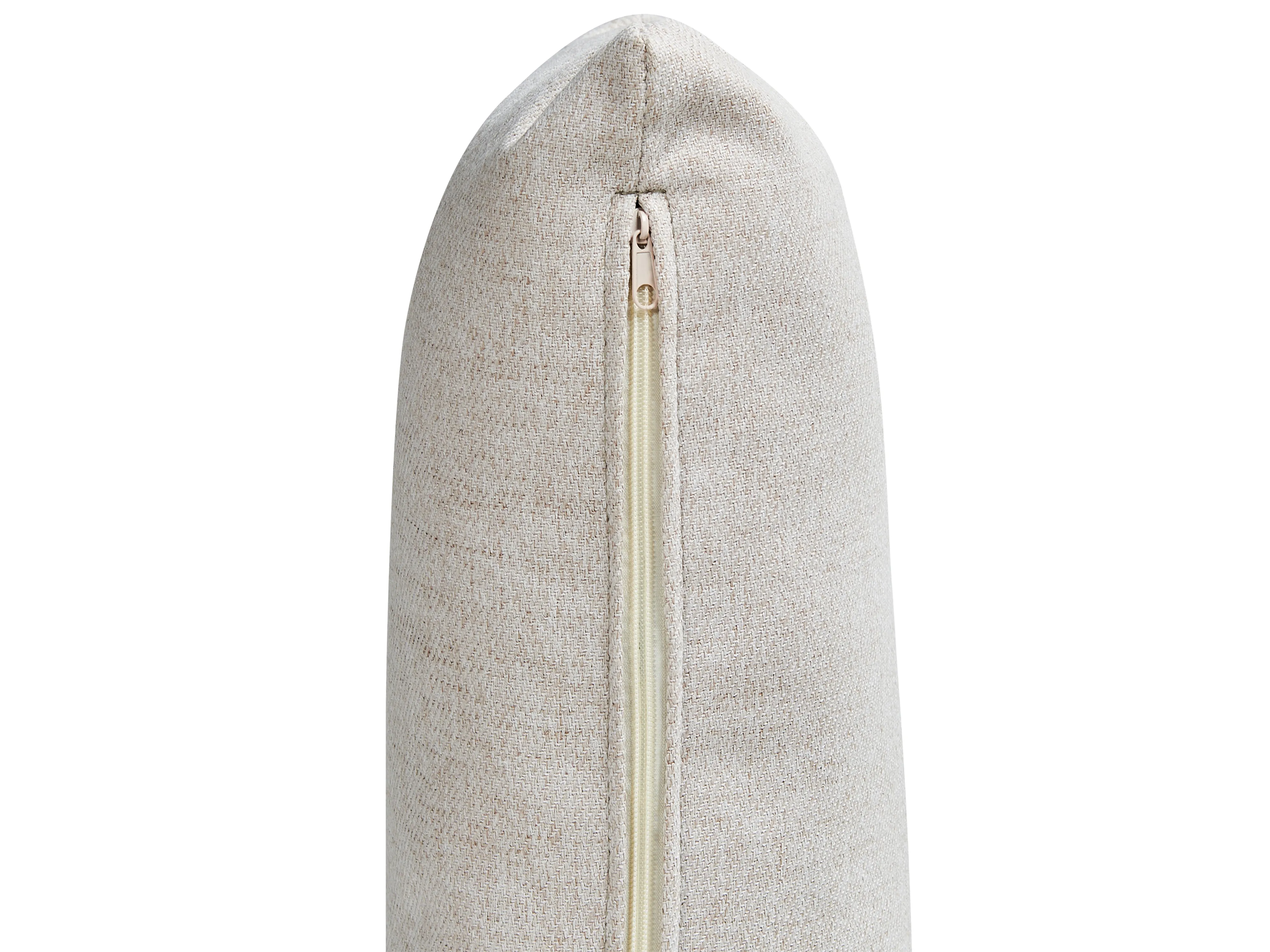 Bank 4-zits NENOLA Stof Lichtbeige