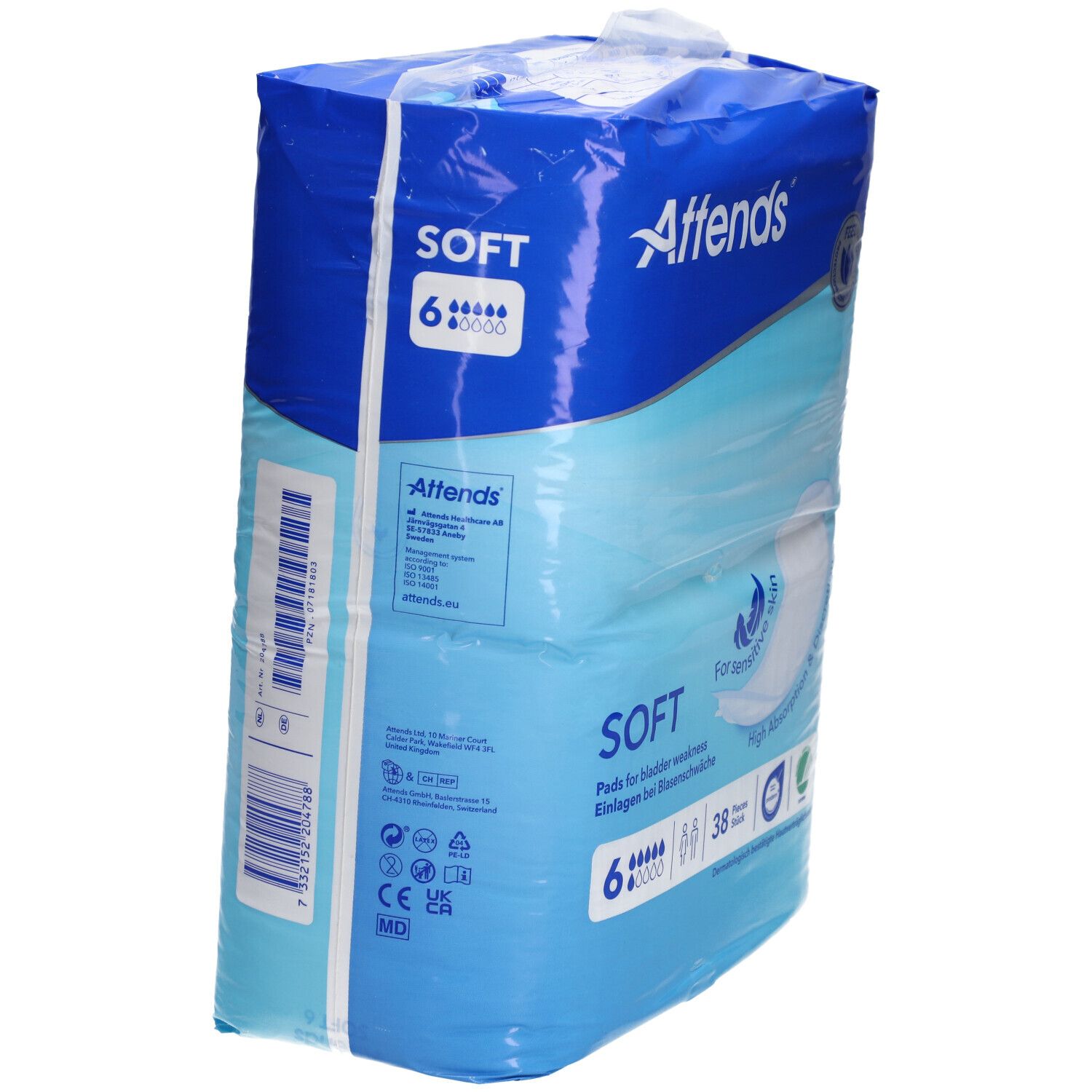 Attends® Soft 6 Einlagen