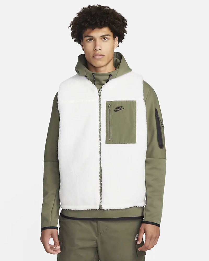 Veste reversible Nike Club+ Kaki pour homme