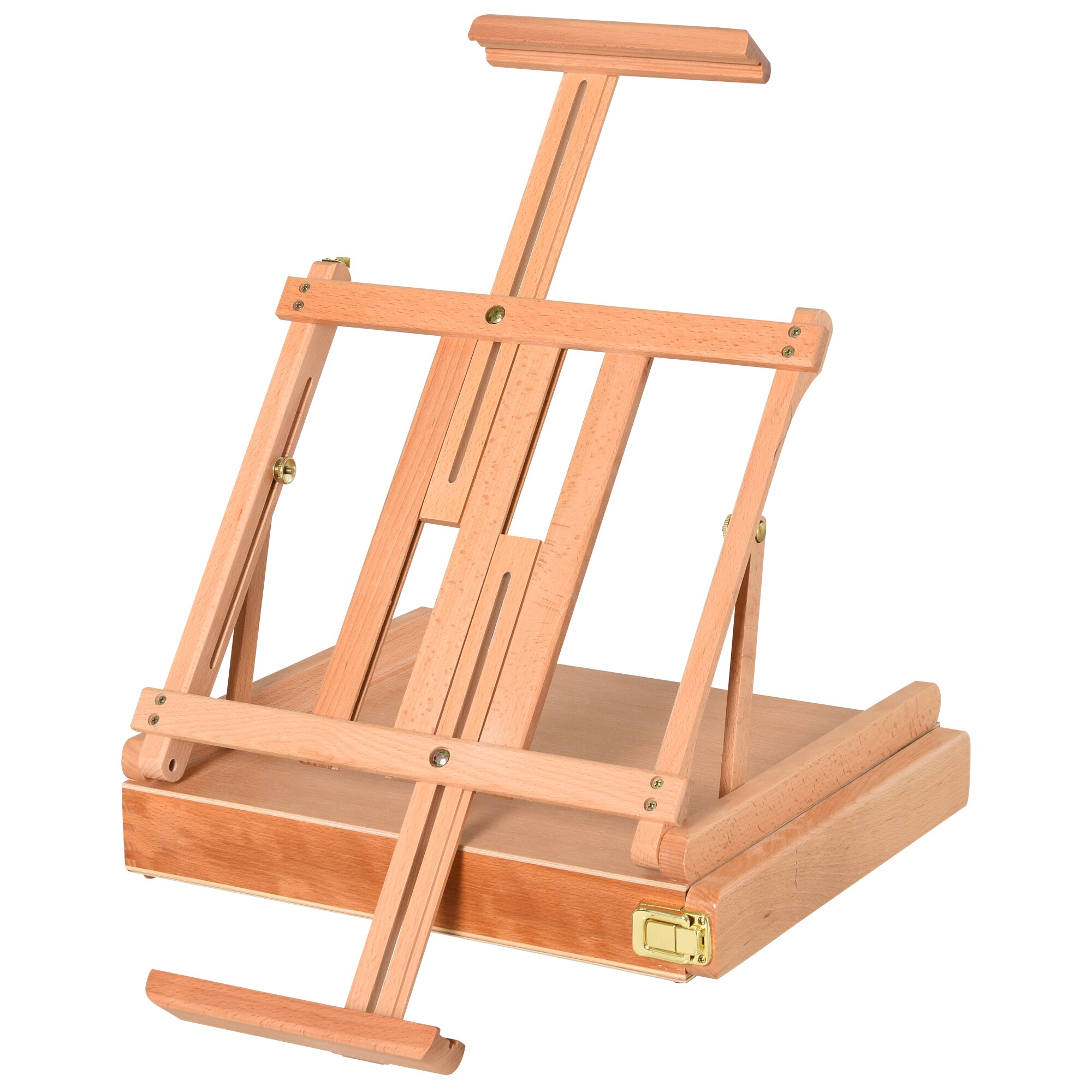 Vinsetto Staffelei mit verstellbaren Winkeln natur 42 x 36 x 12,5-69,9 cm (BxTxH)