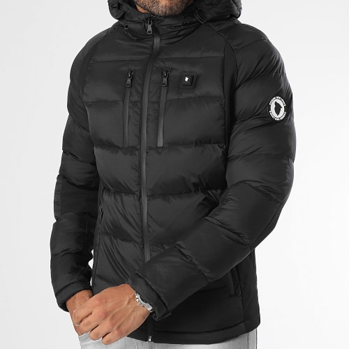 Doudoune Chauffante Capuche Avoriaz Noir