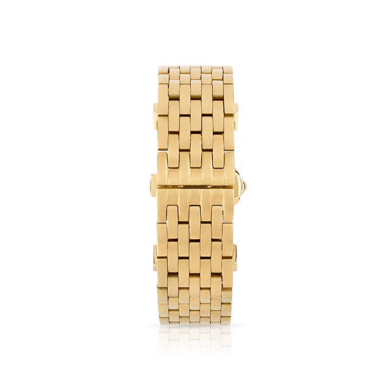 Montre Opéra femme acier doré