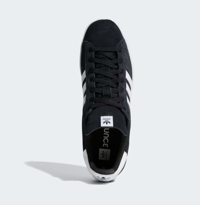 Adidas Skateboarding Campus ADV Black White White 4.5 US