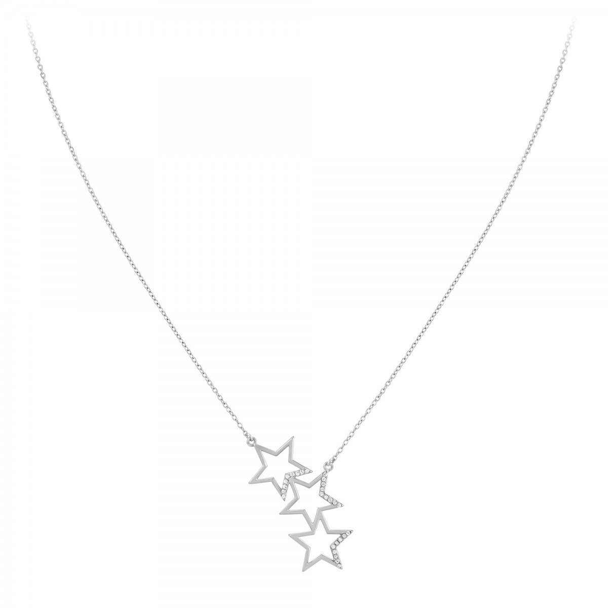 Collier étoiles SC Crystal orné de Zirconium