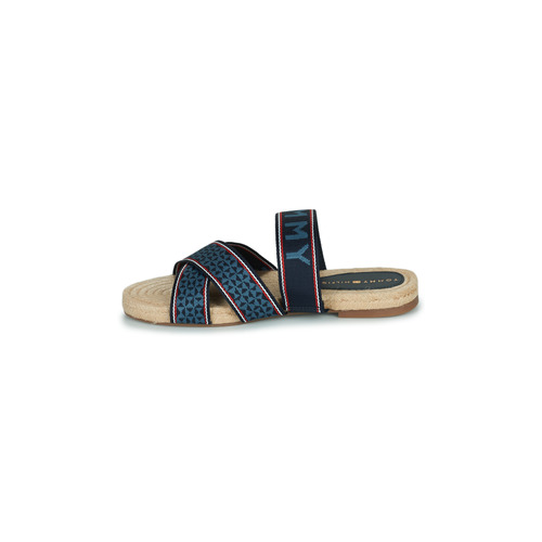 Tommy Hilfiger - TOMMY WEBBING FLAT ESPADRILLE - Bleu