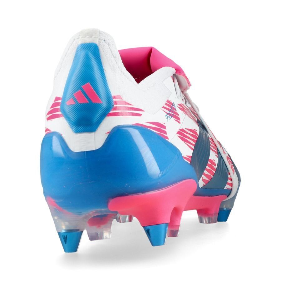 adidas Predator Elite Fold-over Tongue SG Reemergence - Blanc/Bleu/Rose