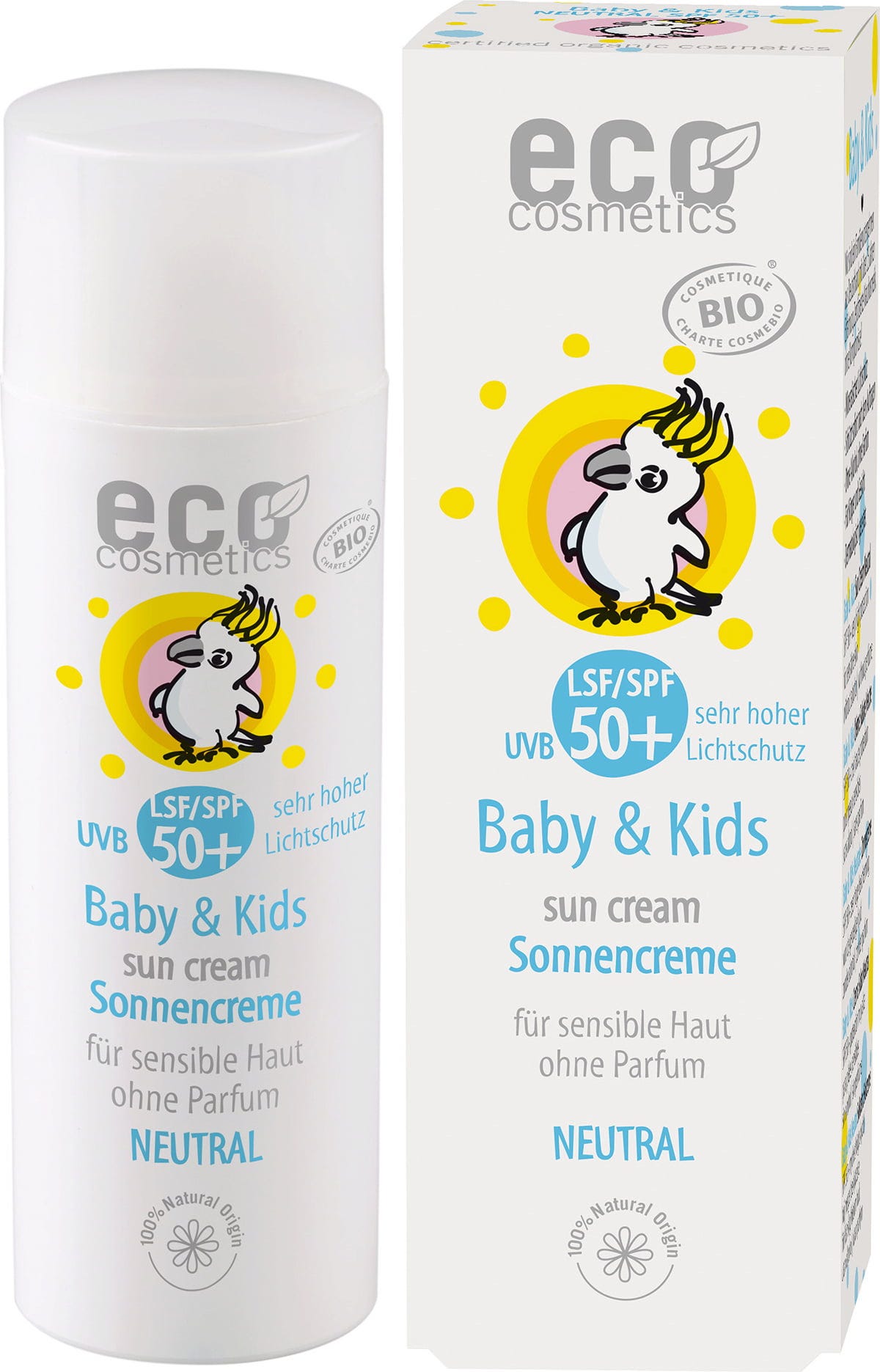 eco cosmetics  Baby & Kids Sonnencreme LSF 50+ Neutral, 50 ml