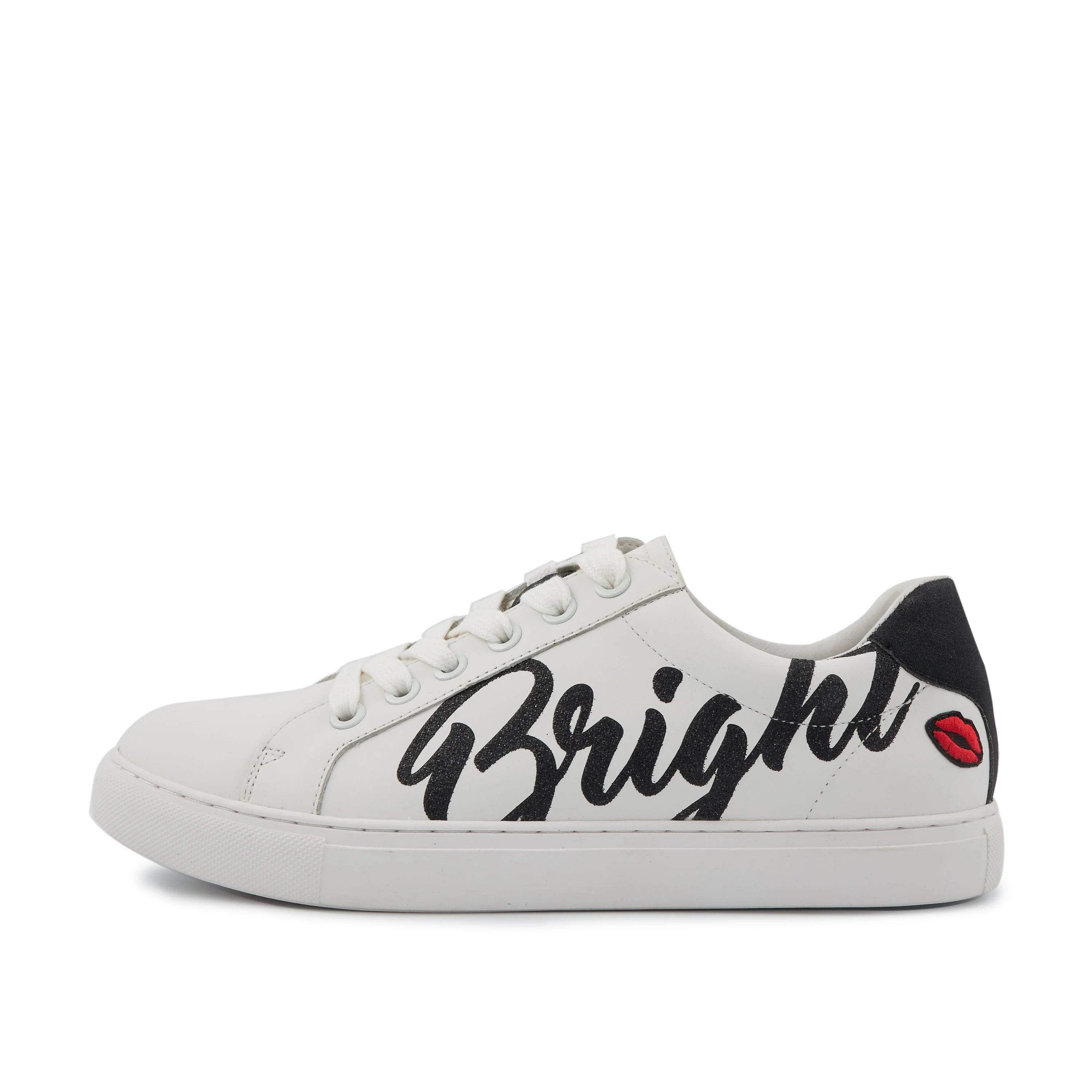 SIMONE SHINE BRIGHT - Sneakers en cuir | Blanc