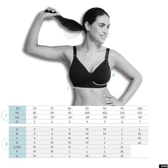 Brassière De Grossesse Sans Coutures   Noir        M   de               Carriwell