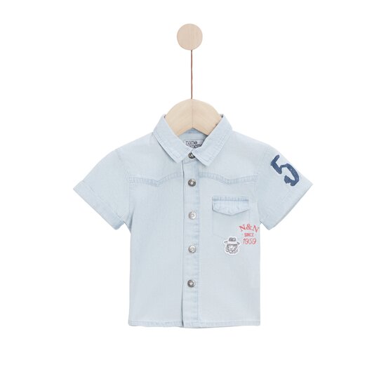 Tropicool Chemise manches courtes denim   Ultra Light        de               Nano & nanette