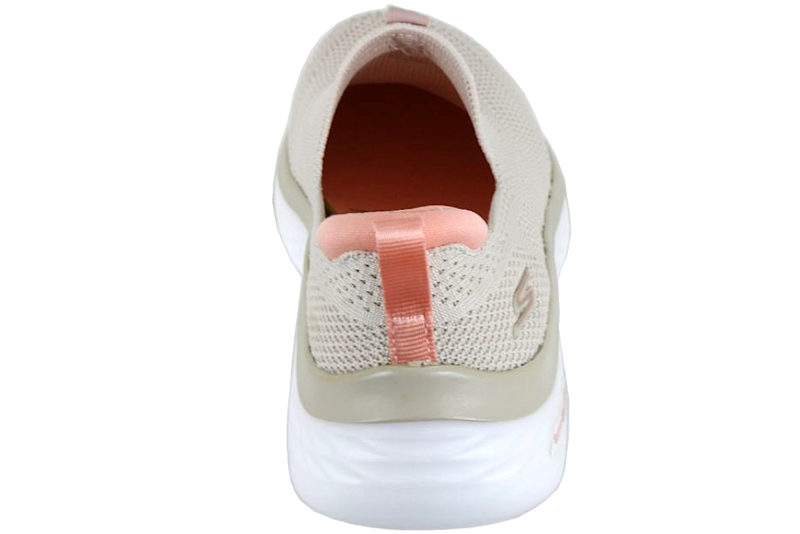 SKECHERS GO WALK HYPER BURST-SOLAR WINDS TAUPE SNEAKERS