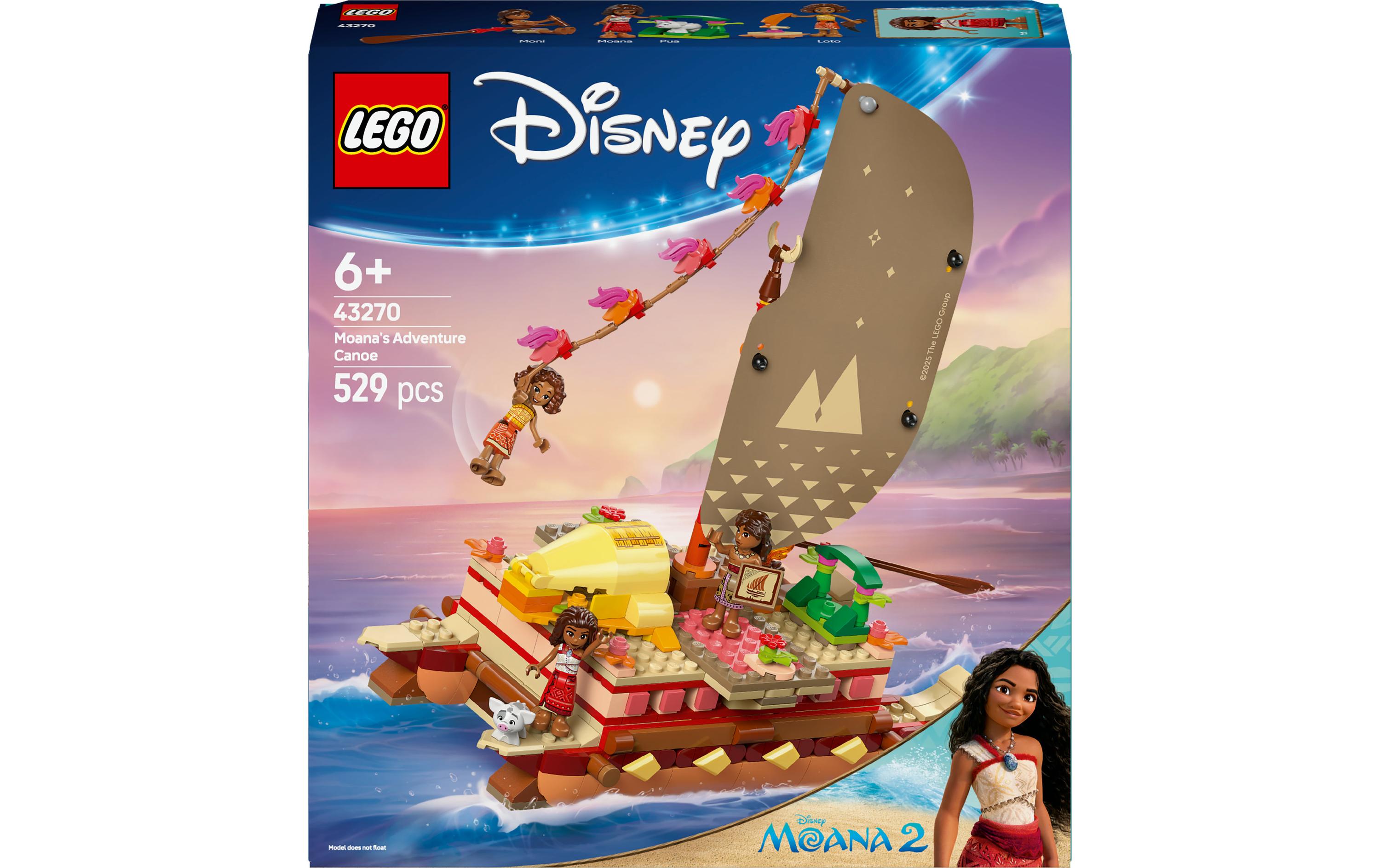 Disney Princess Vaianas Abenteuerfloss 43270Kreatives Spielset