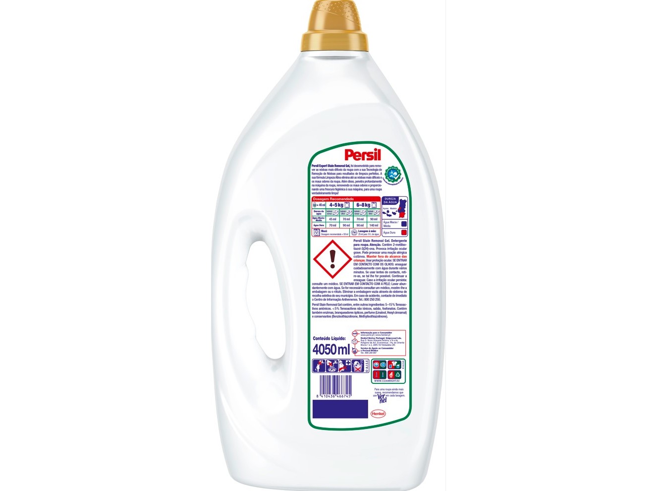 DETERGENTE ROUPA MÁQUINA LÍQUIDO PERSIL EXPERT STAIN REMOVAL GEL 90D