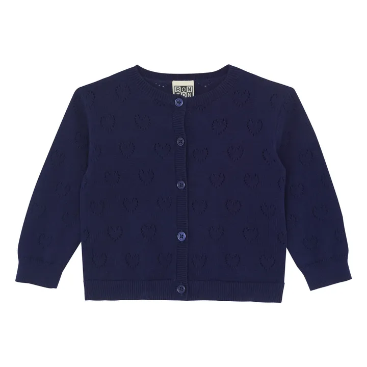 Bonton Cardigan Lilet en Maille | Bleu marine