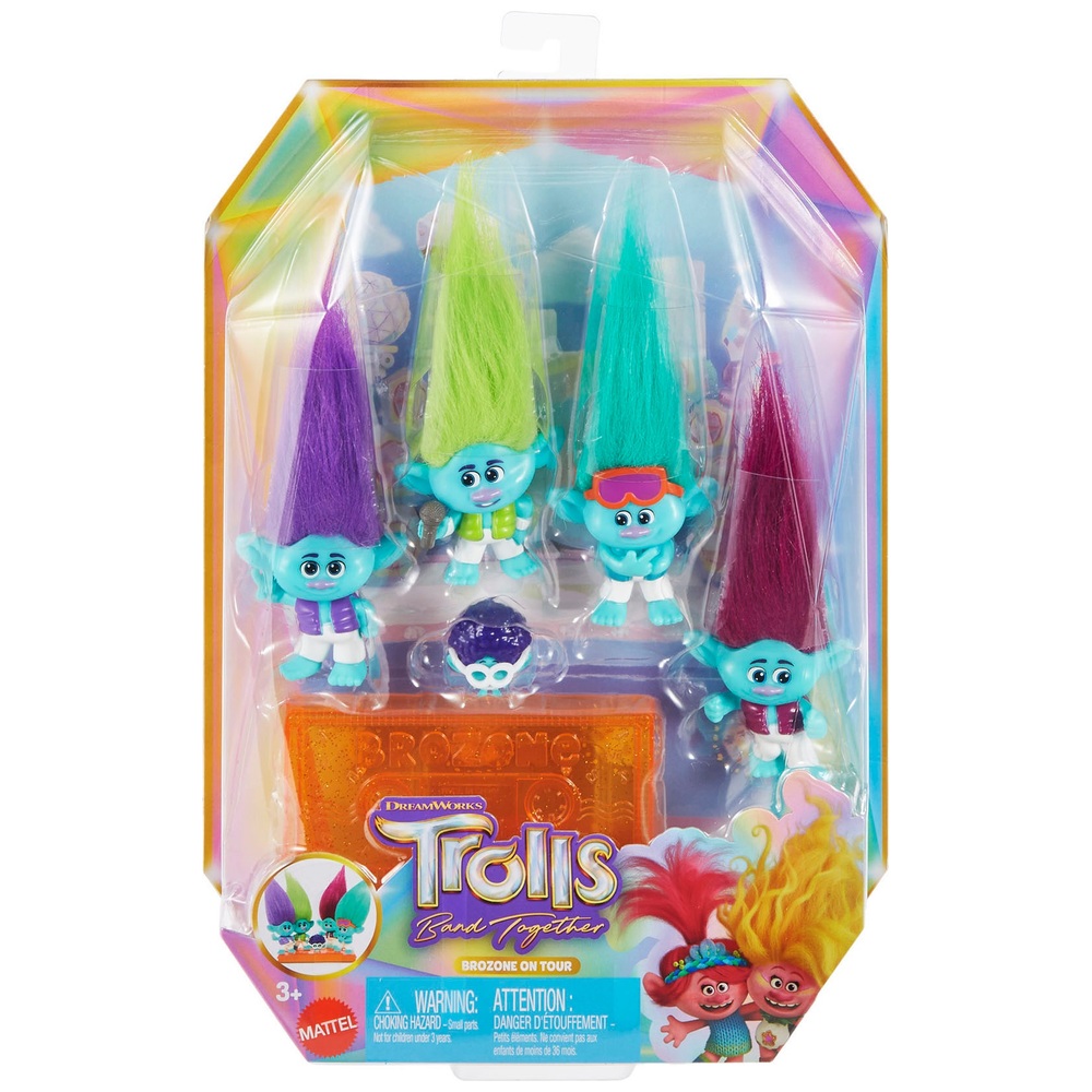 Trolls 3: Band Together BroZone On Tour Puppenpaket